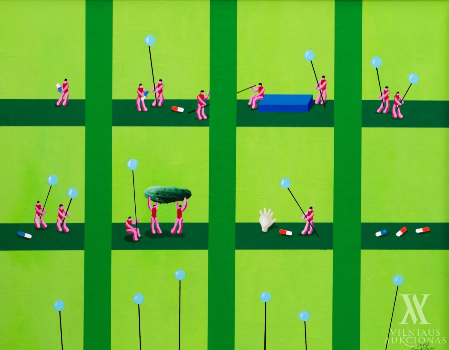 Evelina Paukštytė – Green trippy floor