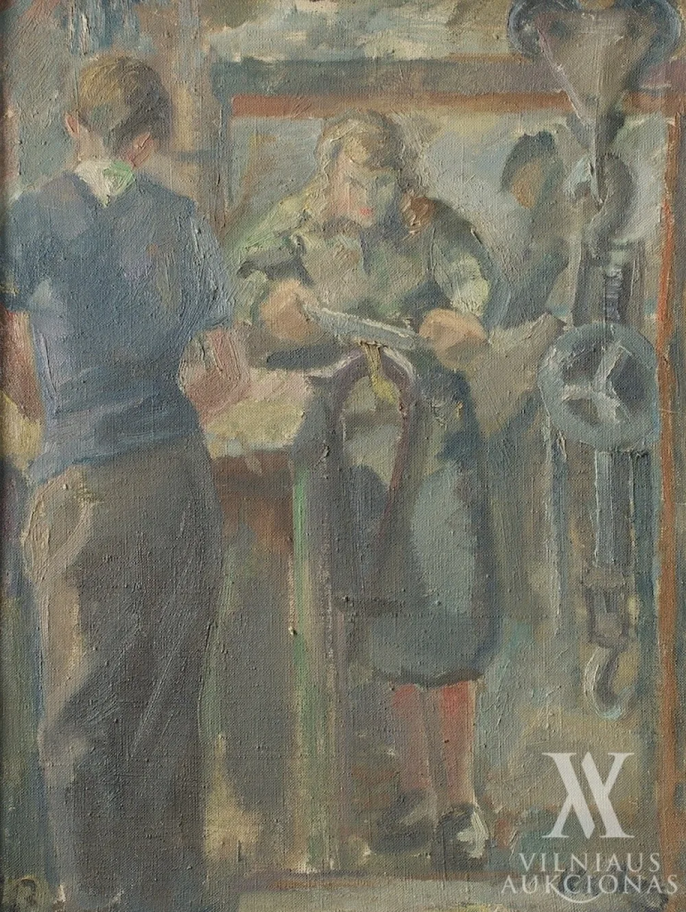 Leonas Katinas – Gamykloje
