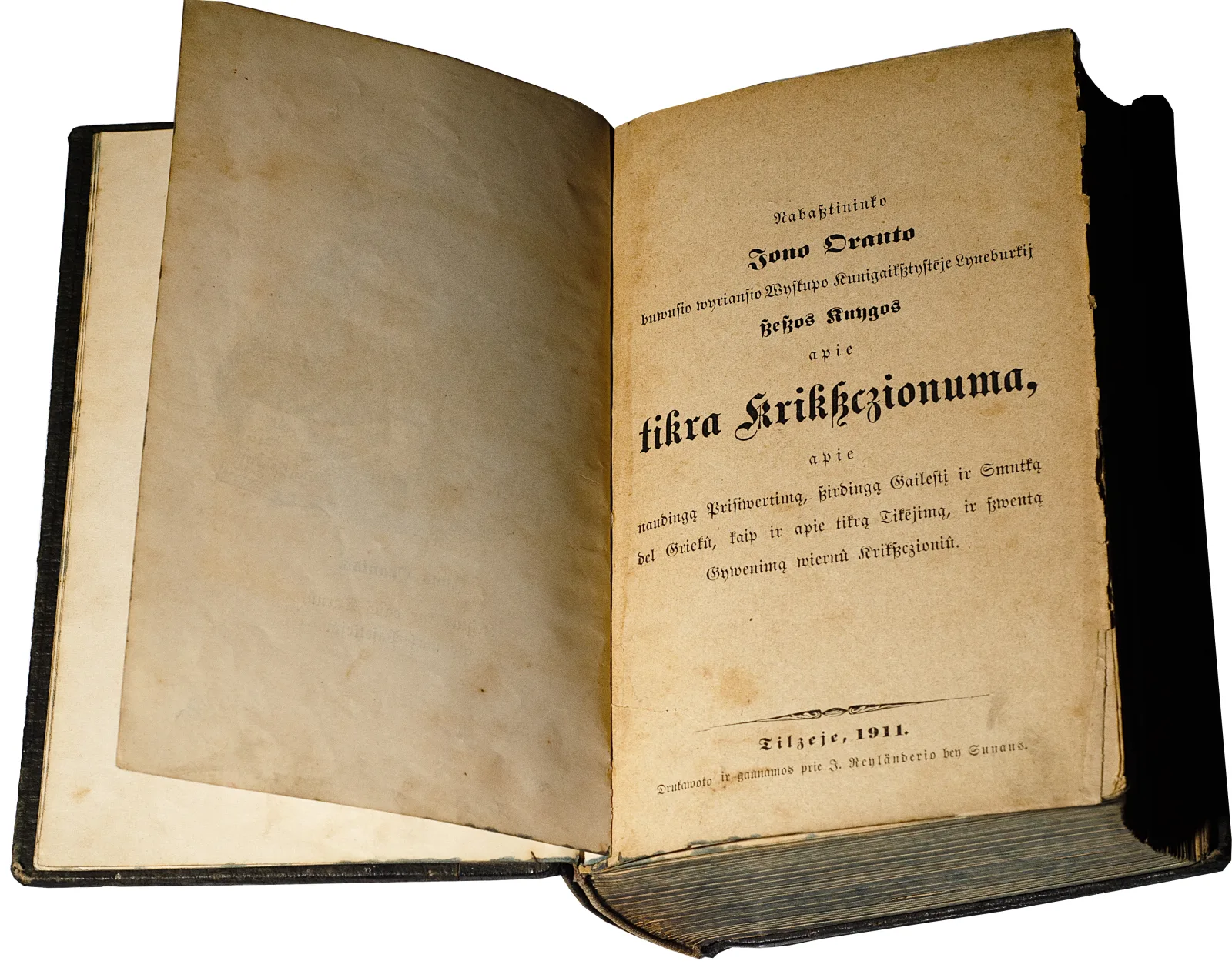 Johann Arndt – Nabasztininko Jono Oranto, buwusio wyriausio wyskupo kunigaiksztystėje Lyneburkij szesios knygos apie tikra krikszczionuma, apie naudinga prisiwertimą, szirdingą gailesti ir smutką del grieku, kaip ir apie tikrą tikėjimą ir szwentą gyvenima wiernu krikszcz