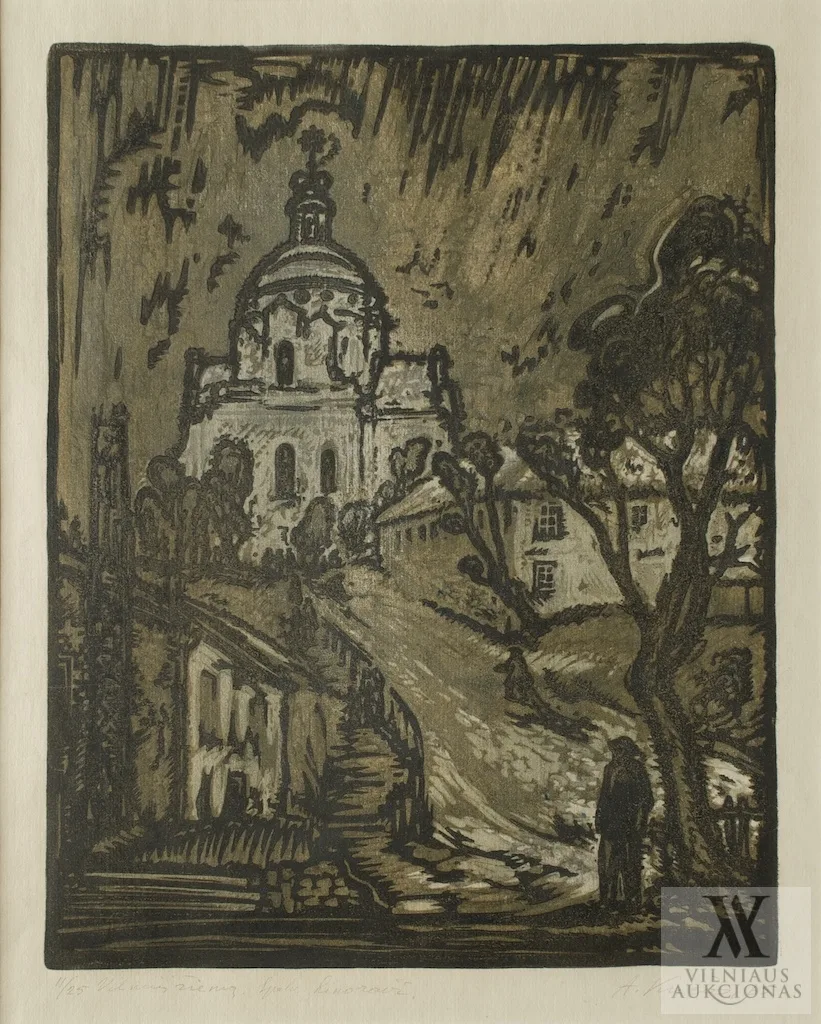 Antanas Kučas – Vilnius žiemą