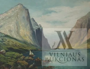 A. Jėgeris (A. Jaeger) – Fiordo peizažas