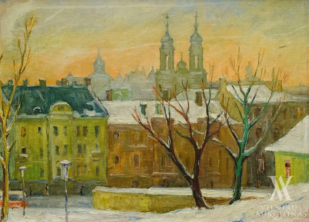 Vytautas Viktoras Banaitis – Vilnius žiemą