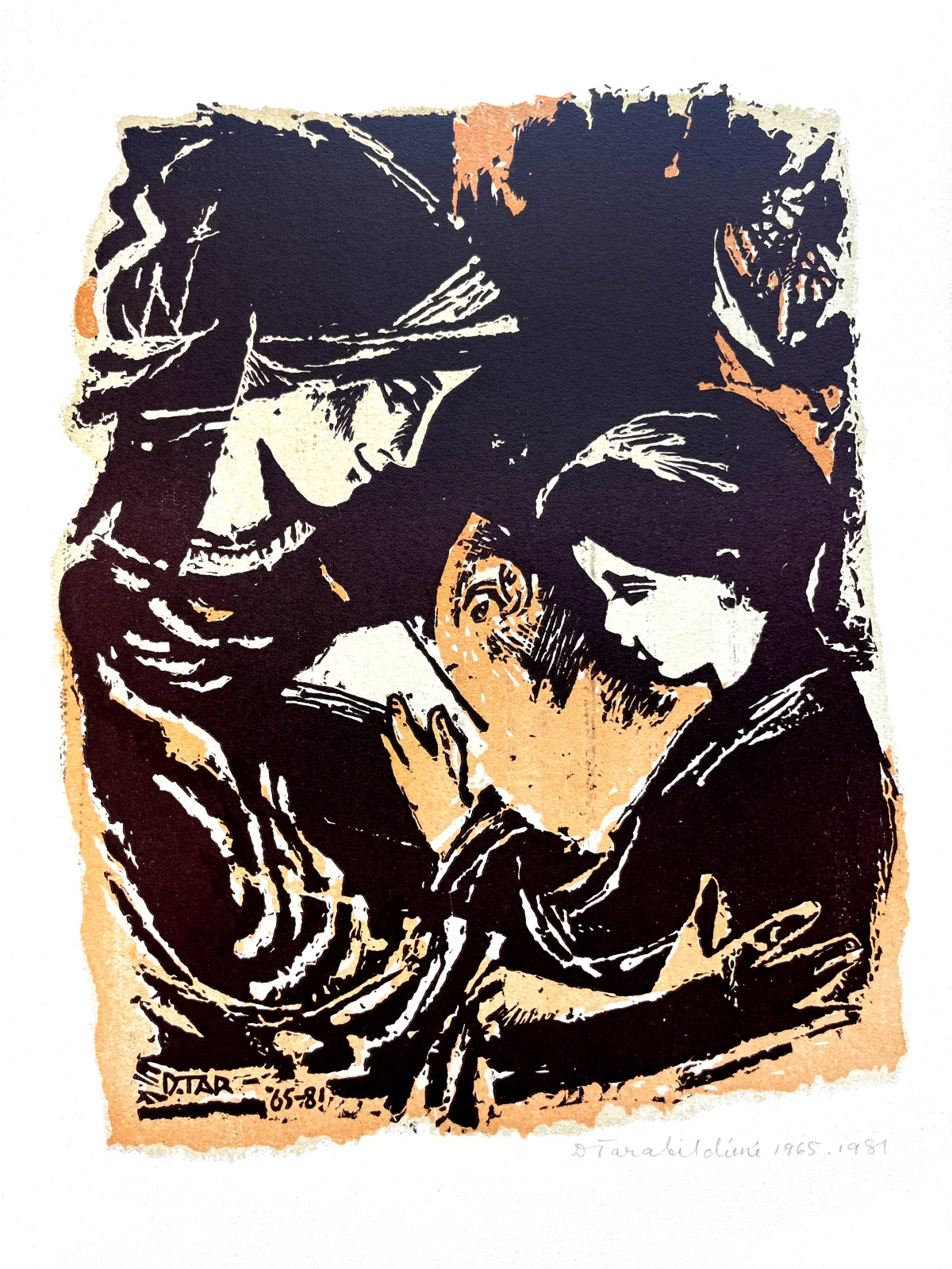 Domicelė Tarabildienė – [Trise II] Iš spalvotų linograviūrų ciklo „Motinystė“
