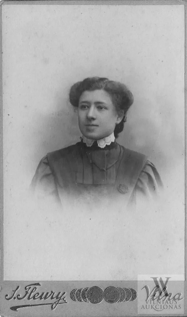 Stanisławas Filibertas Fleury – Moters portretas (carte de visite)