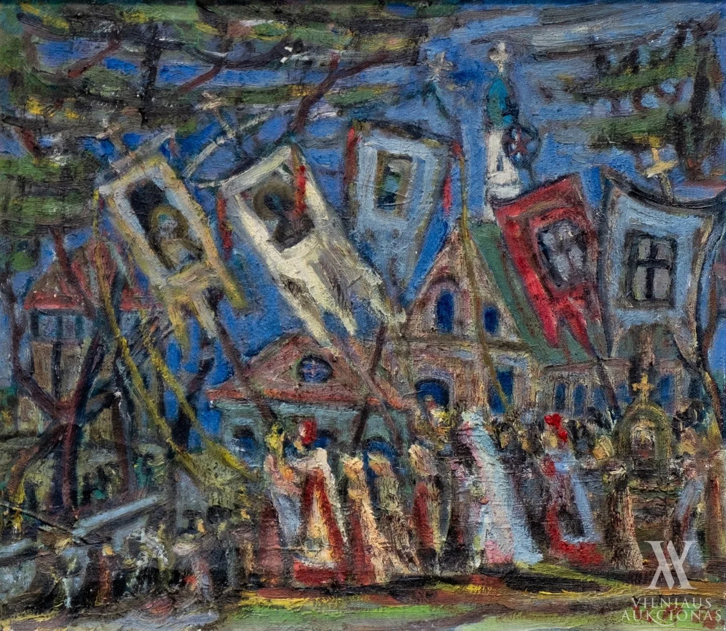 Viktoras Petravičius – Bažnytinė procesija