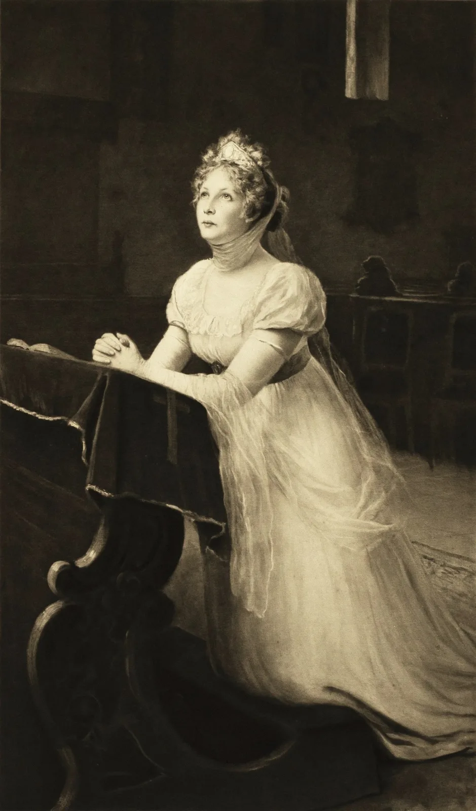 Karalienė Luizė maldoje