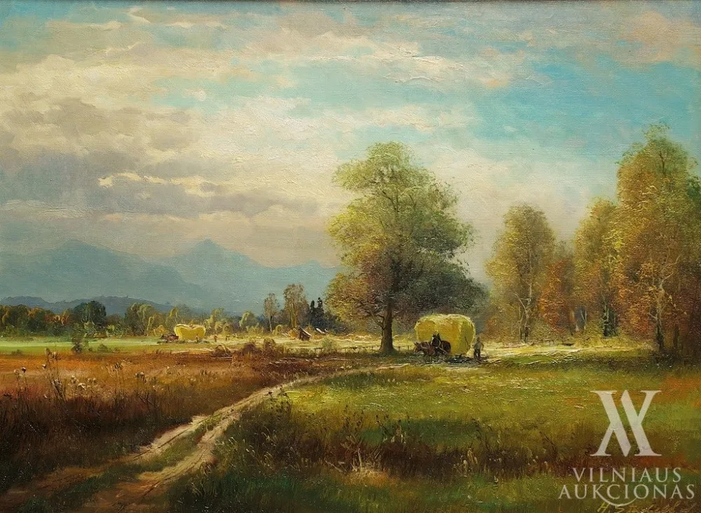 Hans Stadelberger – Šieno vežimas iš laukų