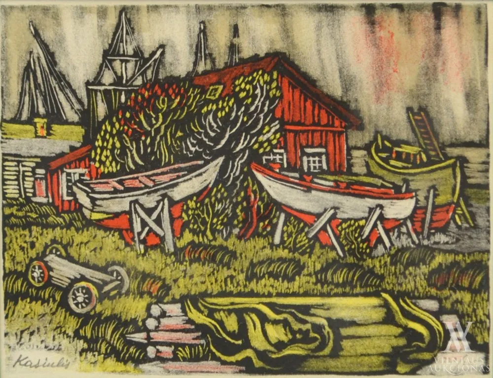 Vytautas Kasiulis – Žvejų sodyba