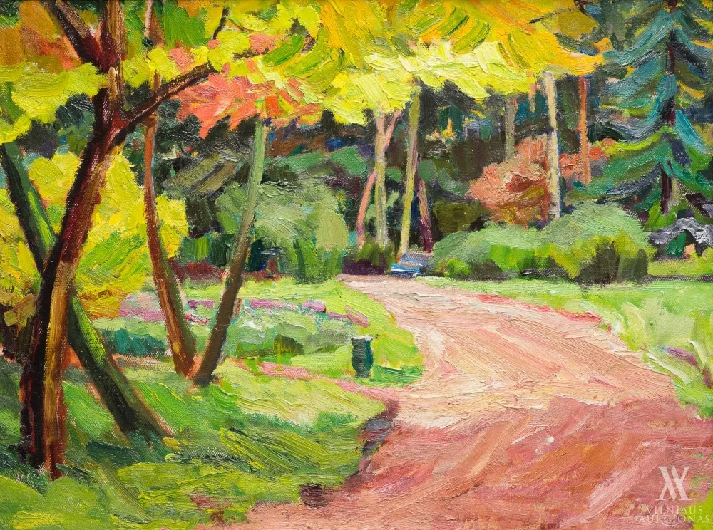 Pranas Paškevičius – Parkas rudenėjant