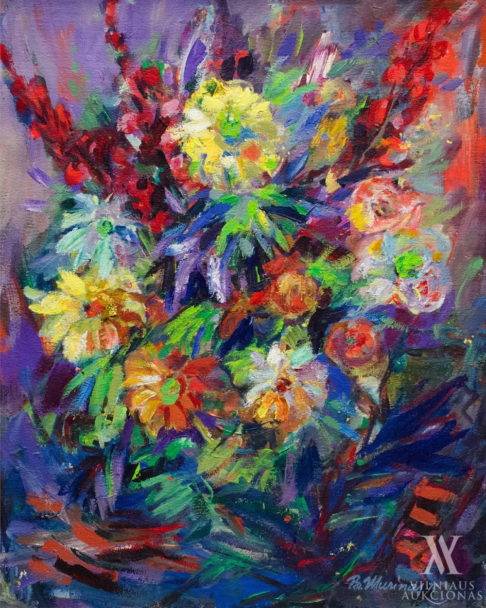 Bronius Murinas – Natiurmortas su gėlėmis