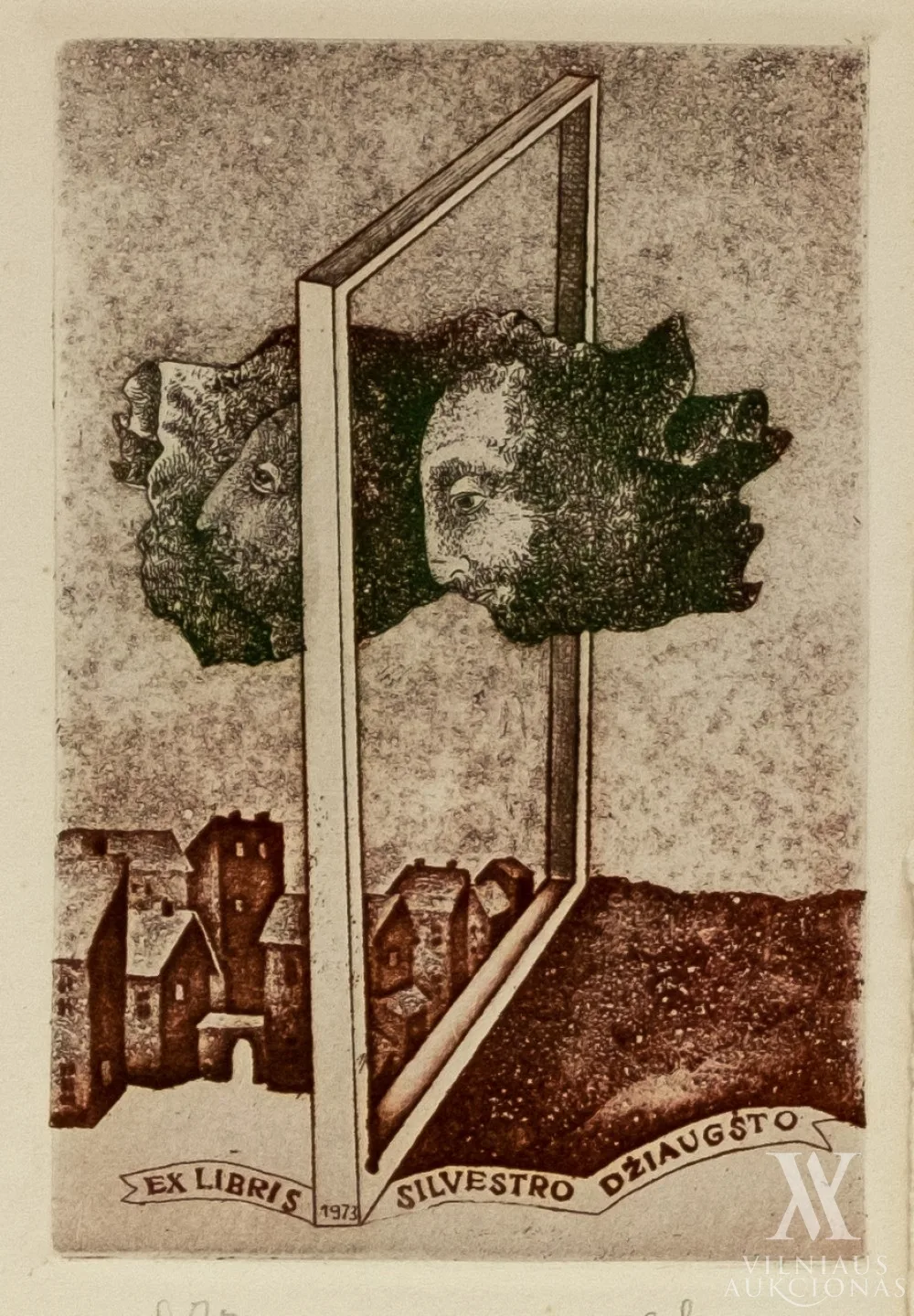 Stasys Eidrigevičius – Exlibris Silvestro Džiaukšto