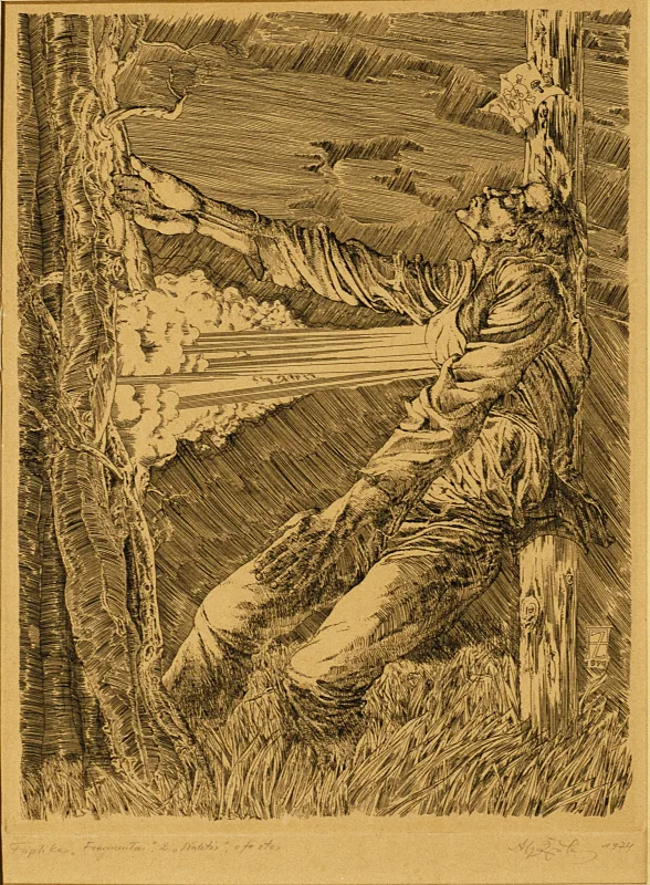 Alfonsas Žvilius – Naktis, (Iš triptiko „Fragmentai“ 2)