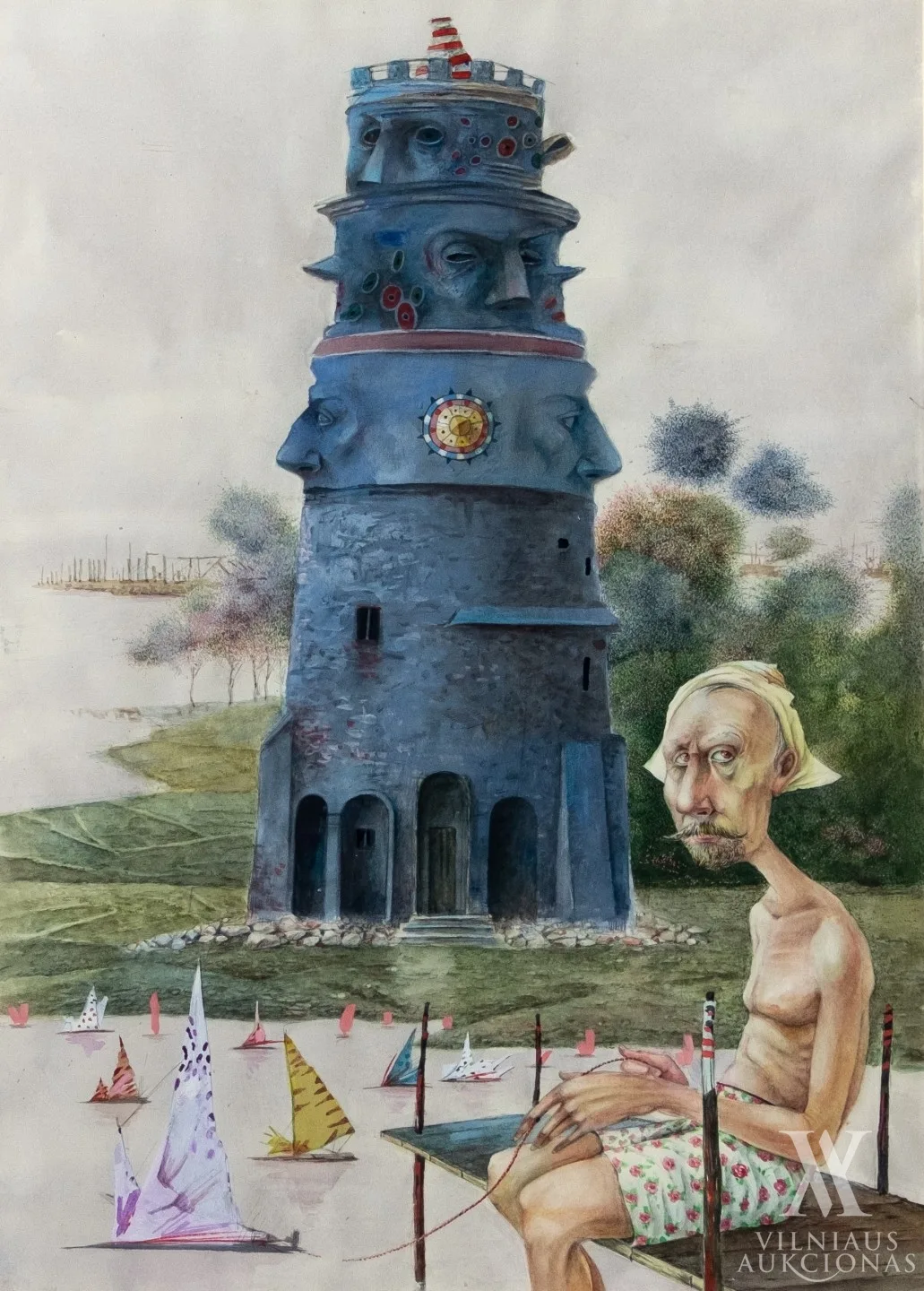 Naglis  Karvelis – [Prie bokšto]