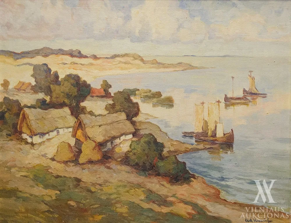 Carl Knauf – Kurėnai Kuršių mariose