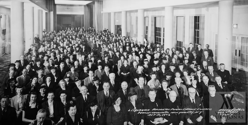 Autorius Nežinomas – Amerikos  lietuvių Romos katalikų federacijos kongresas Niujorke Lithuanian American Roman Catholic Congress / Pennsylvania Hotel New York City, N.Y./ Oct. 20, 1946