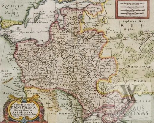 Philippas Cluveris (Philipp Cluver) – Veteris et NovÃ¦ Regni PoloniÃ¦ Magni Ducatus Lithuaniae cum suis palatinatibus ac confinus descriptio
