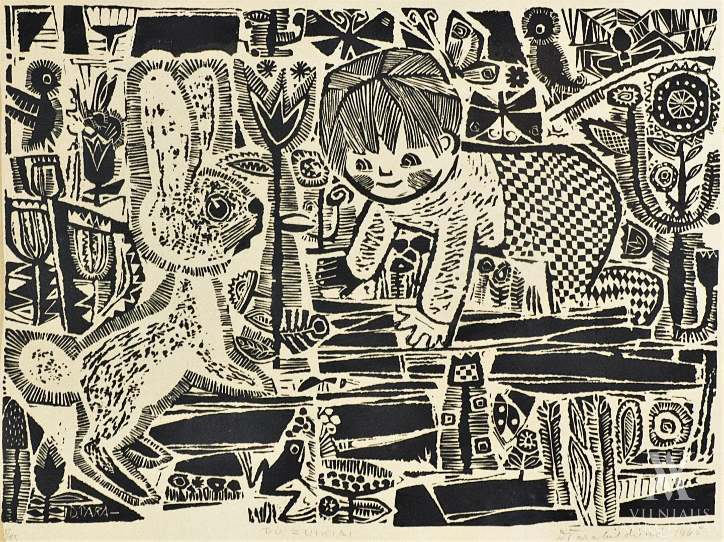 Domicelė Tarabildienė – Du zuikiai