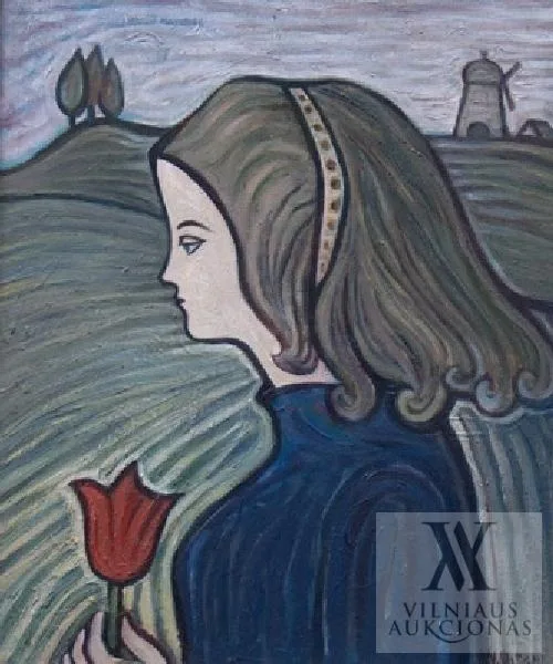Valerija Ostrauskienė – Mergaitė prie seno malūno