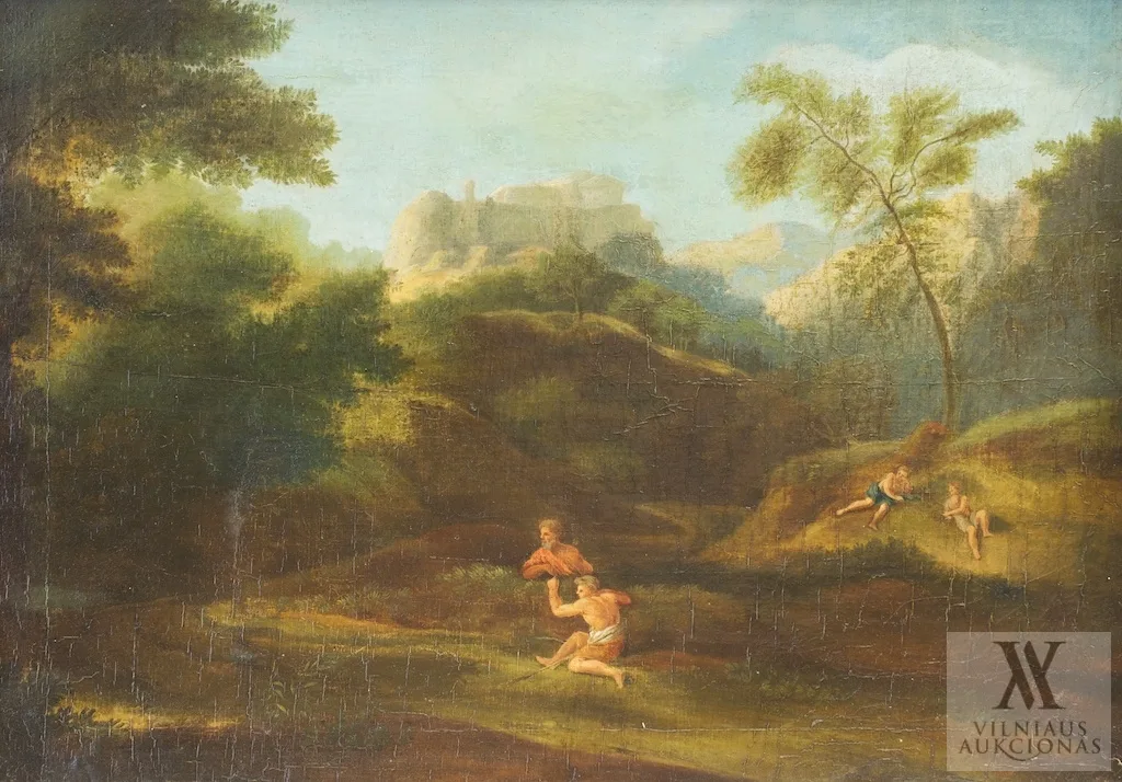 Autorius Nežinomas – Bukolinė scena gamtoje