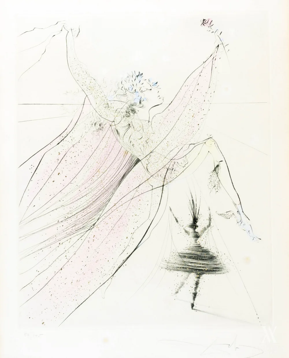 Salvadoras Dali (Salvador Dali) – Les Muses. Terpsichore | Mūzos. Terpsichorė