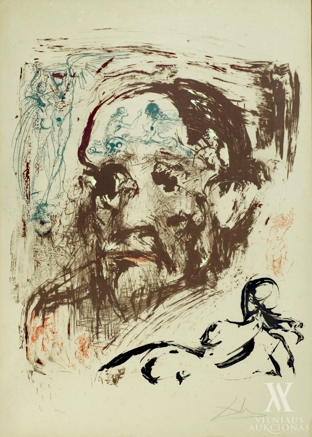 Salvadoras Dali (Salvador Dali) – Hommage à Freud