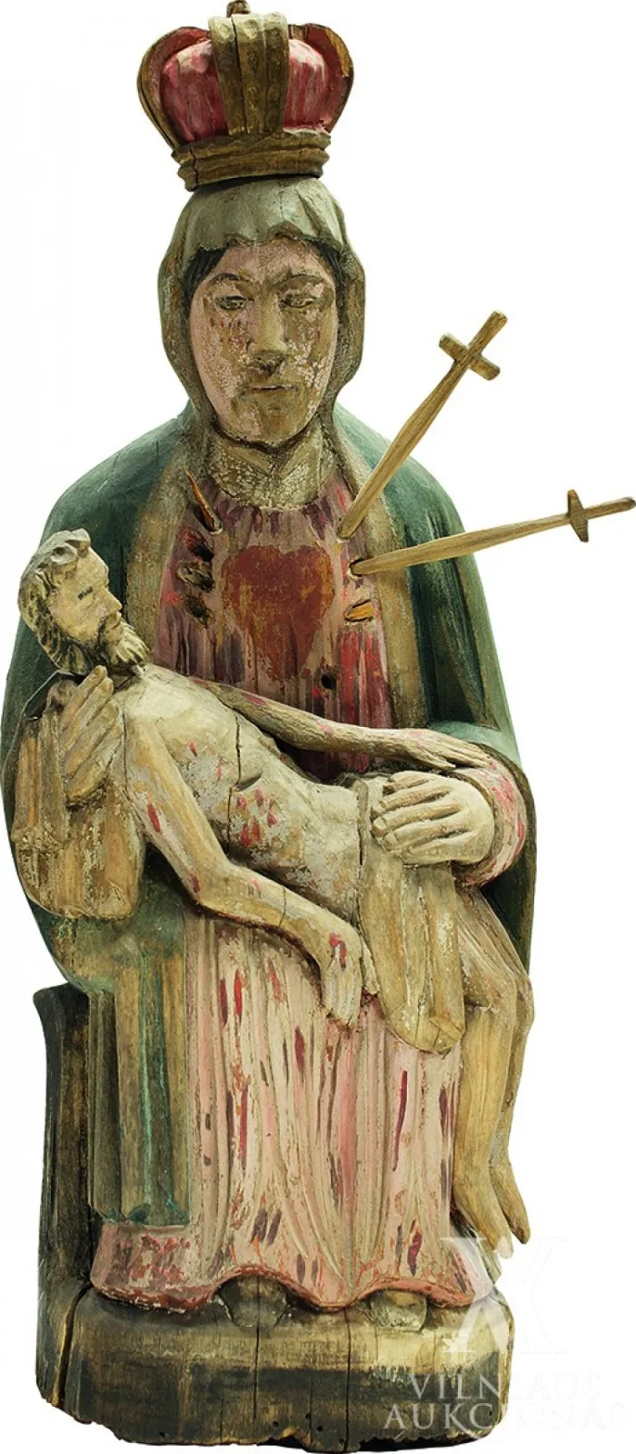 Autorius Nežinomas – Medinė lietuvių liaudies skulptūra „Pieta “