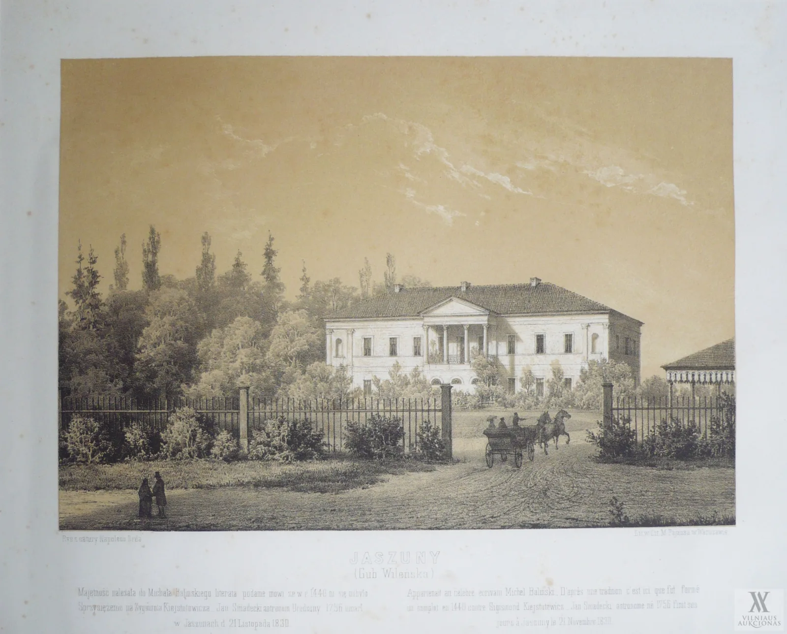 Napoleonas Orda – Jašiūnai / Jaszuny (Gub. Wilenska)