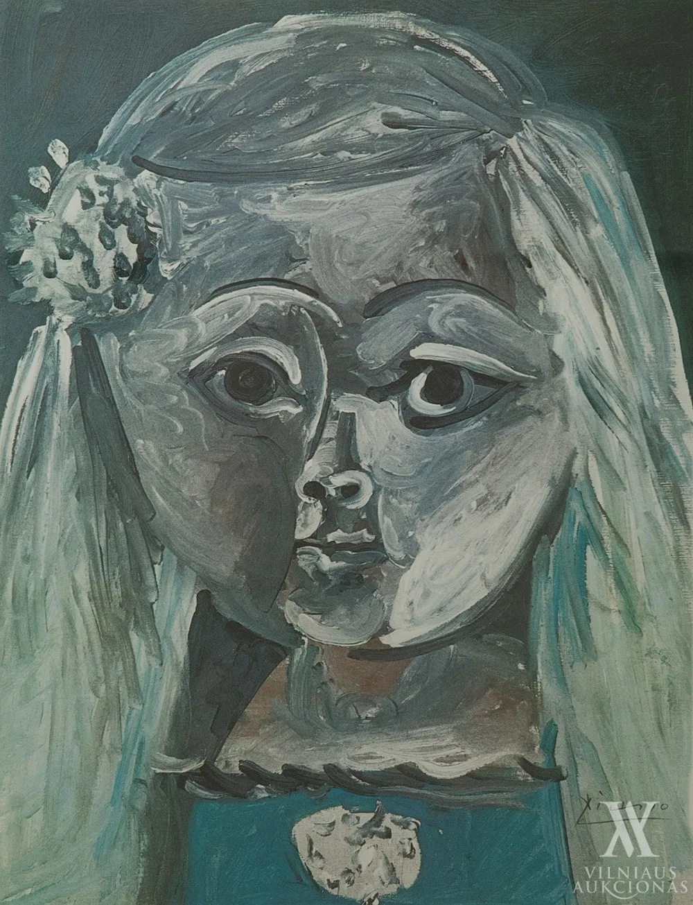 Pablo  Picasso – Mergaitės galvutė