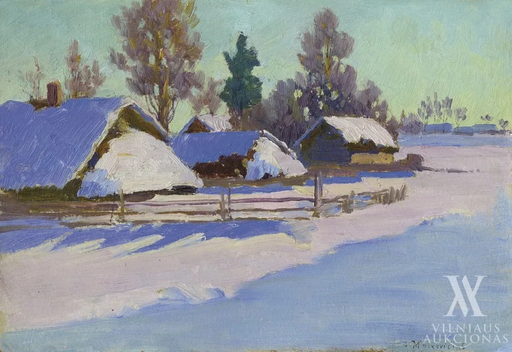 Jonas Mackevičius – Žiemos peizažas