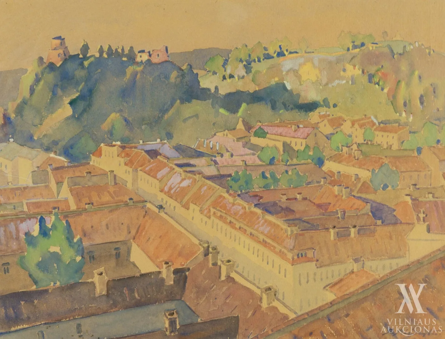 Adomas Miendzyblockis (Adam Międzybłocki) – Vilniaus panorama