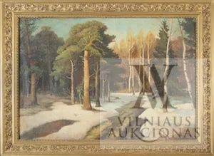 Autorius Nežinomas (Rusija) – Miškas žiemą