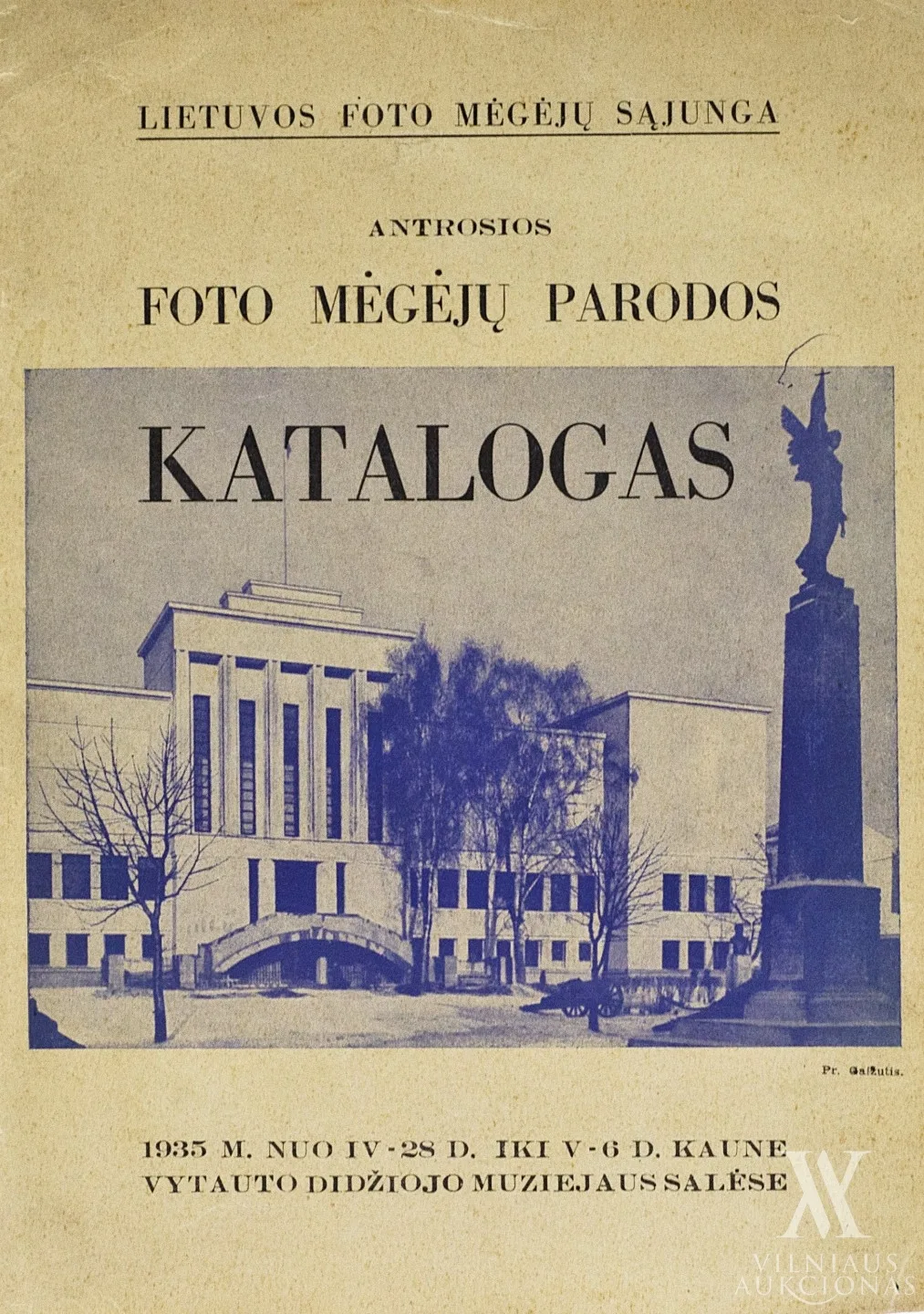 2 Fotomėgėjų parodų katalogai (1935, 1936 m.)