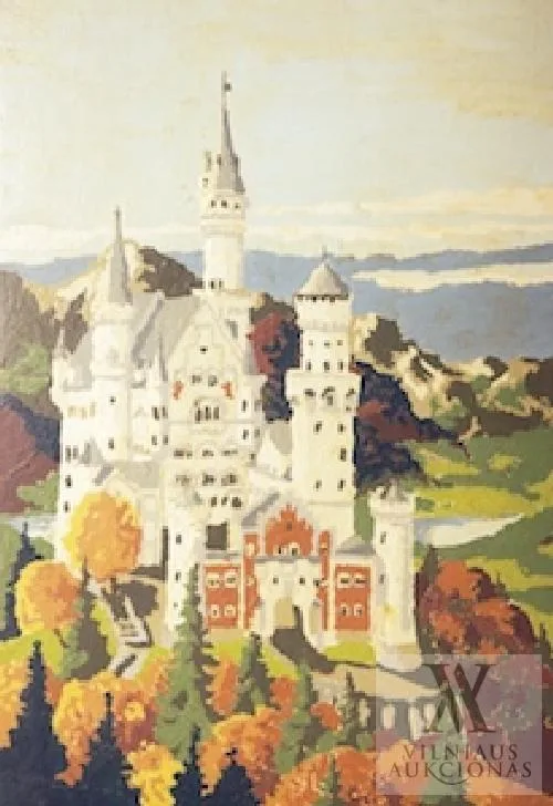 Autorius Nežinomas – Neuschwanstein pilis (Bavarijos princo Liudviko II  rezidencija)