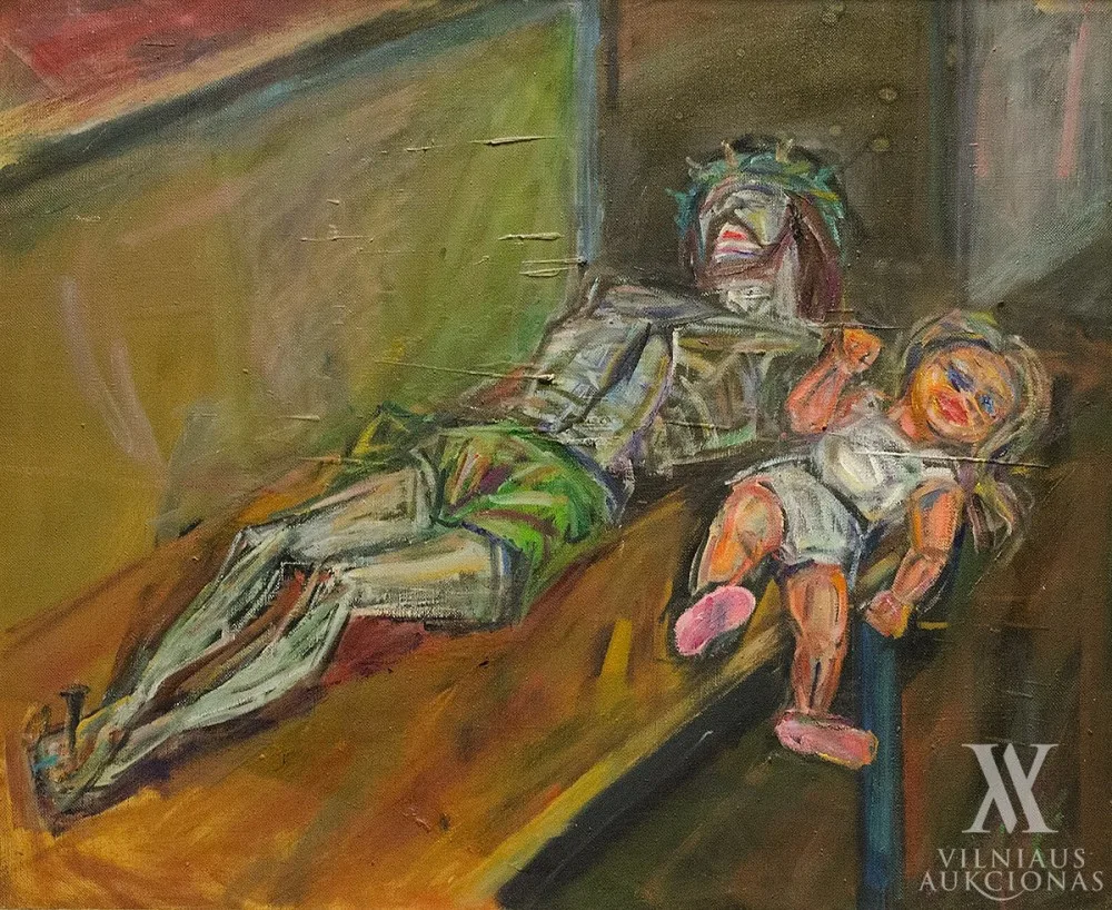 Arvydas Šaltenis – Natiurmortas su lėle