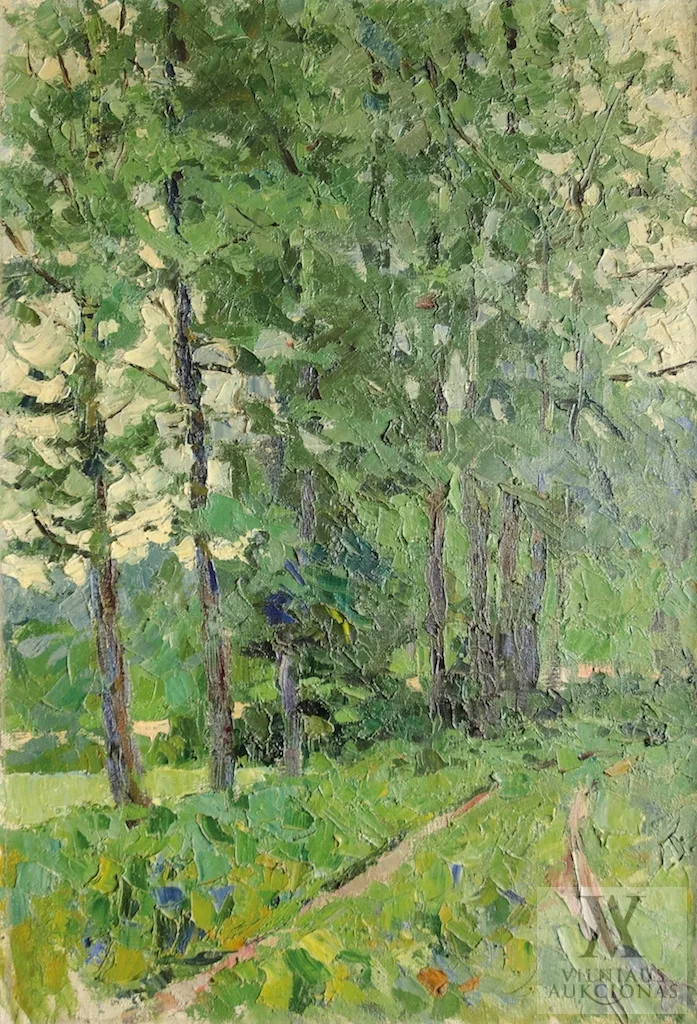 Vincas Kisarauskas – Miško peizažas