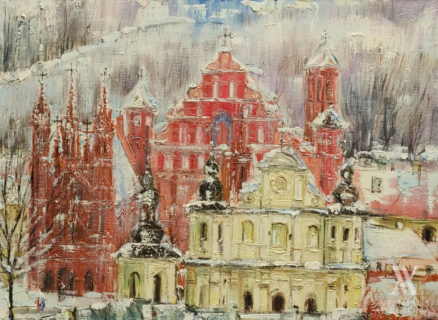 Birutė Jočiūnaitė–Cvirkienė – Žiema. Vilnius