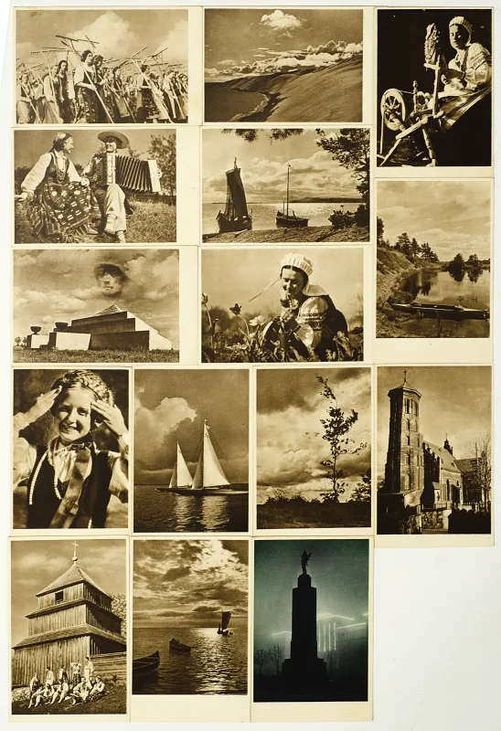 Antanas  Naruševičius – Fotoatvirukai „Lietuvos vaizdai”. 15 vaizdų