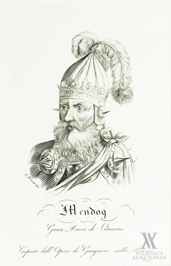 Adamo Bozza (graveris) – Mindaugas / Mendog Gran Duca di Lituania