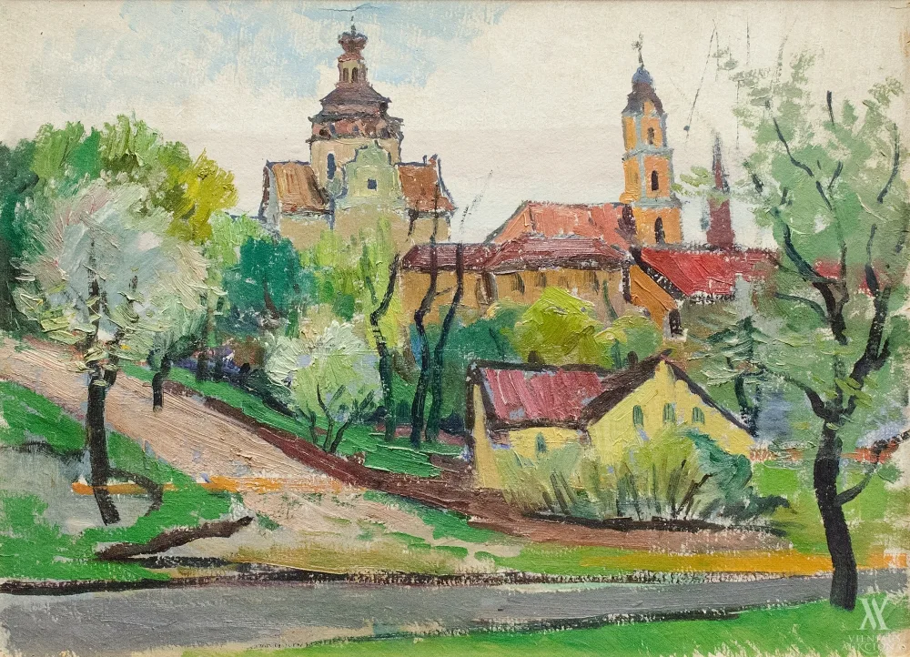 Sergejus Gračiovas – Vilniaus panorama nuo Tymo kvartalo