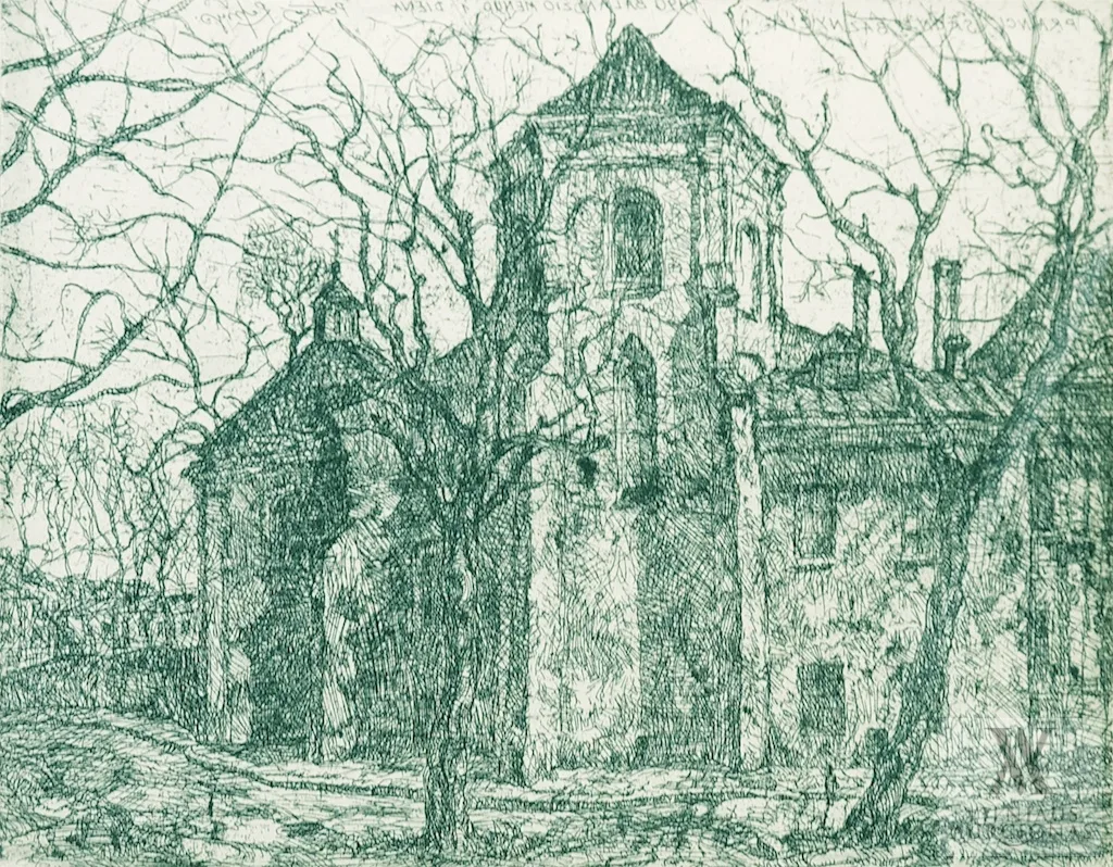 Petras Repšys – Pranciškonų bažnyčia