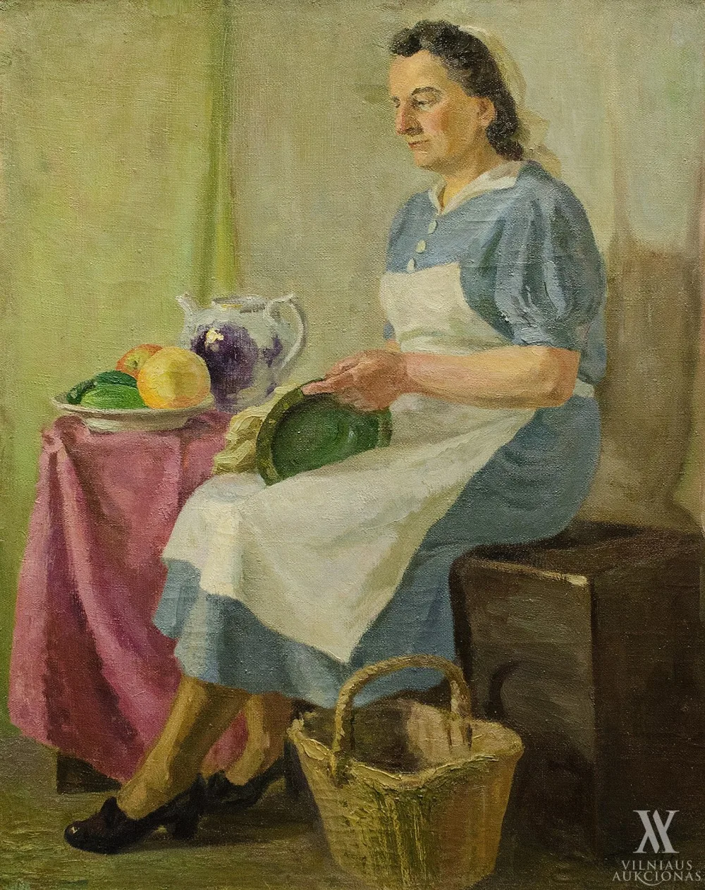 Vytautas Mackevičius – [Šluostanti dubenį]