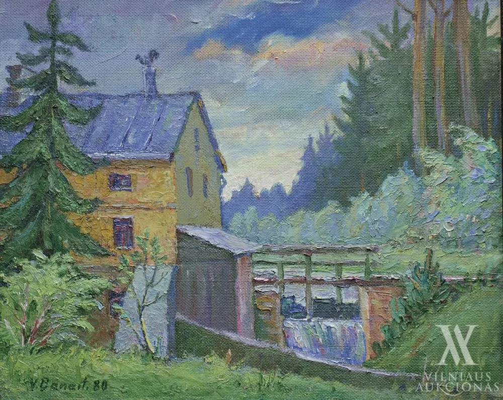 Vytautas Viktoras Banaitis – Senas malūnas (Vilniaus Verkių malūnas)