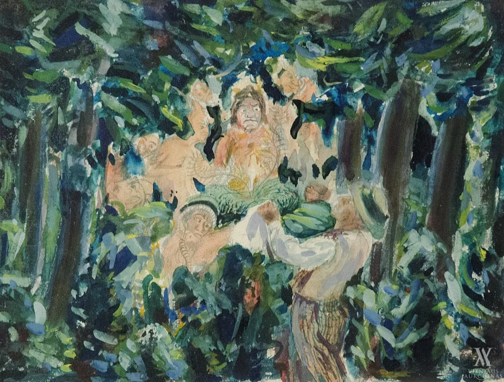 Adomas Galdikas – Naktis miške