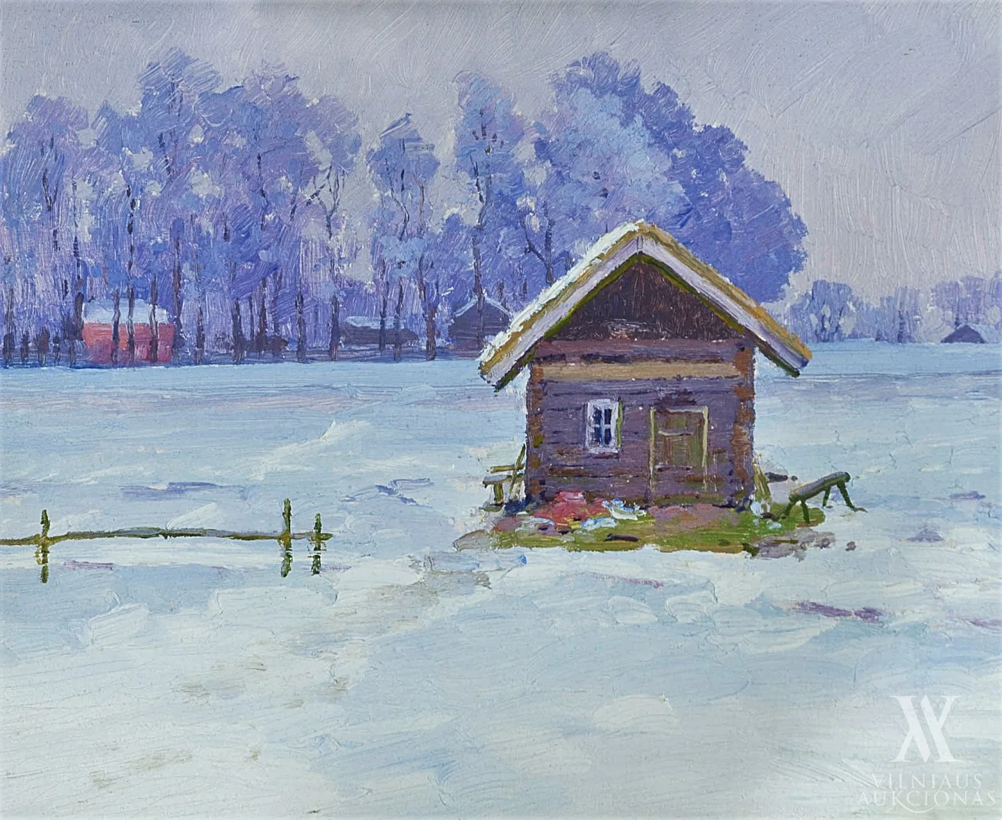 Jonas Mackevičius – Žiemos peizažas