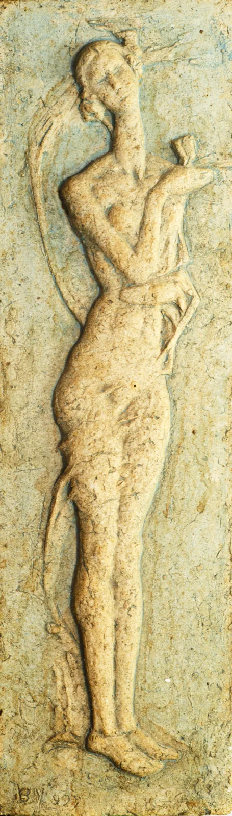 Bronius  Vyšniauskas – [Figūra su gėle]
