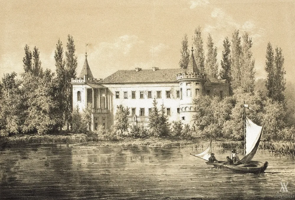 Napoleonas Orda – Siesikų pilis nuo ežero