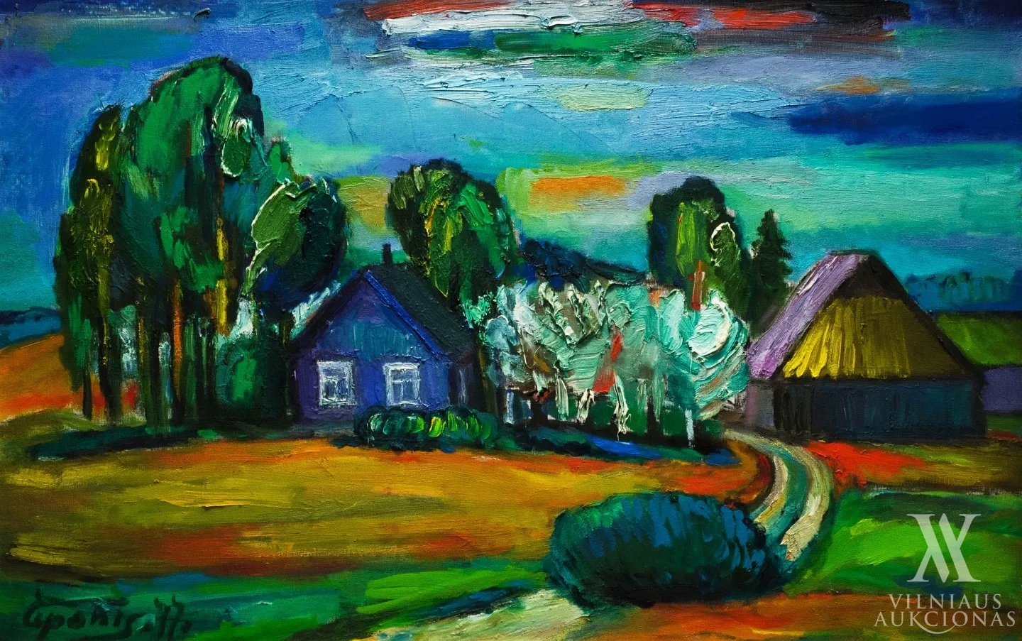 Jonas Čeponis – Aukštaitijos peizažas