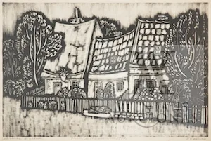 Vytautas Kasiulis – Gatvelė Landskronoje