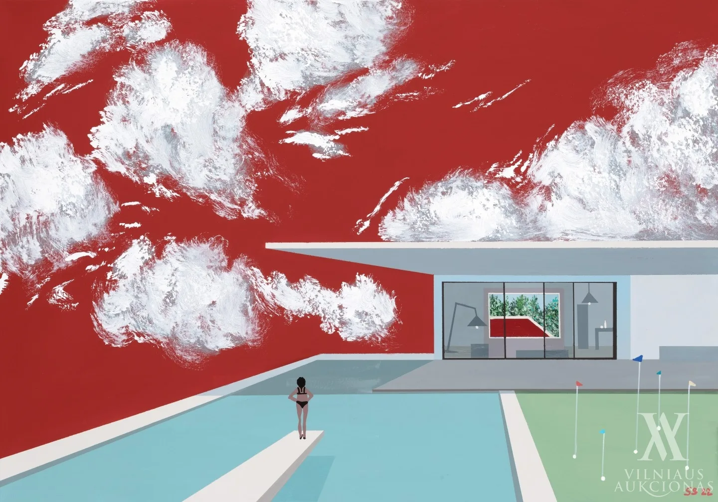 Sandra Strele – Red sky