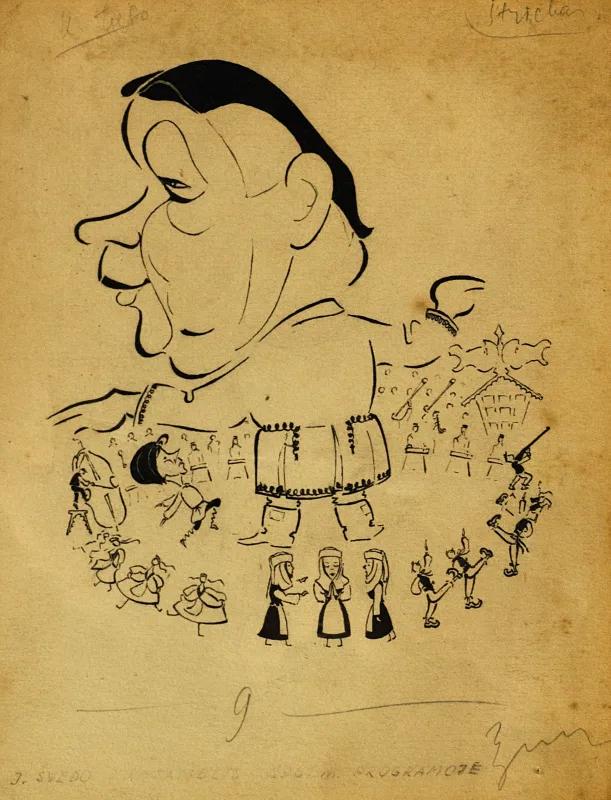 Leonas Juozonis – Jono Švedo (1908–1971) šaržas